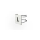 Hikvision - DS-1275ZJ-S-SUS Adaptateur poteau, en inox, blanc , accesoires de montage inclus