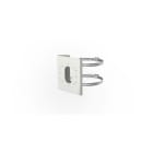 Hikvision - DS-1275ZJ-S-SUS Adaptateur poteau, en inox, blanc , accesoires de montage inclus