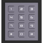 Hikvision - DS-KD-KP Module clavier Interphonie, connexion du module avec RS-485, IP65