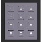 Hikvision - DS-KD-KP Module clavier Interphonie,  connexion du module avec RS-485, IP65