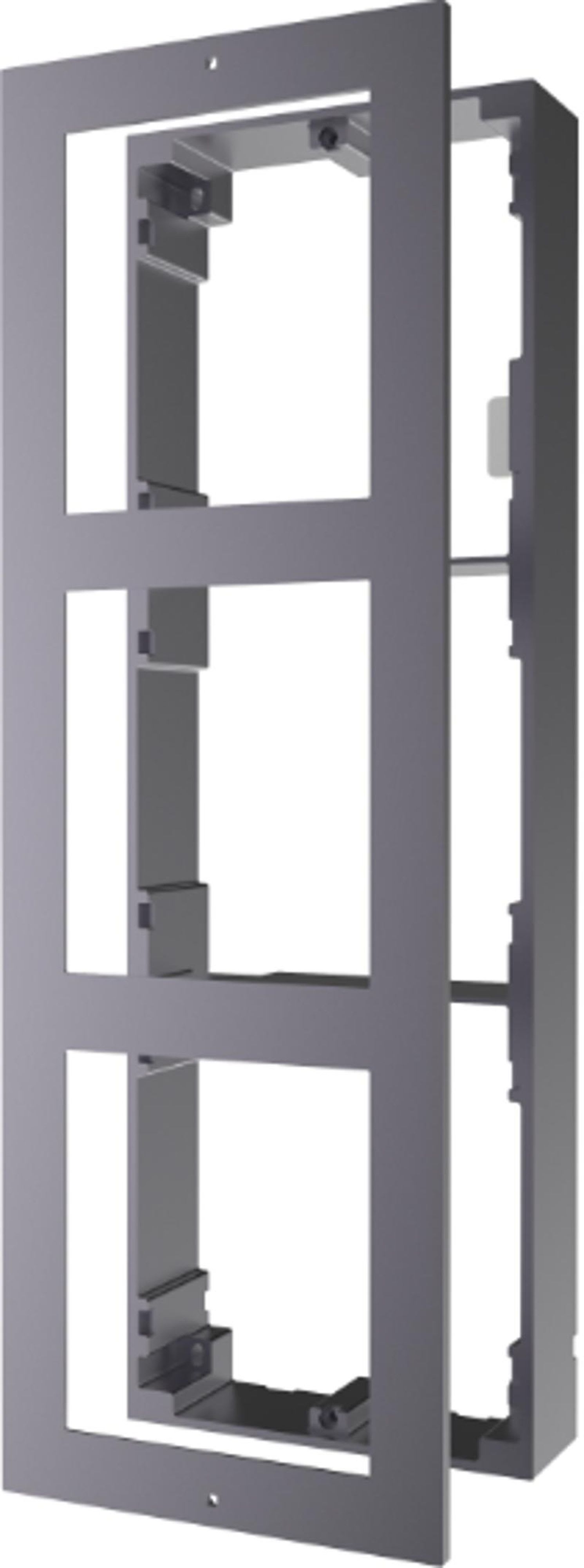 Hikvision - DS-KD-ACW3 Cadre saille 3 modules, aluminium