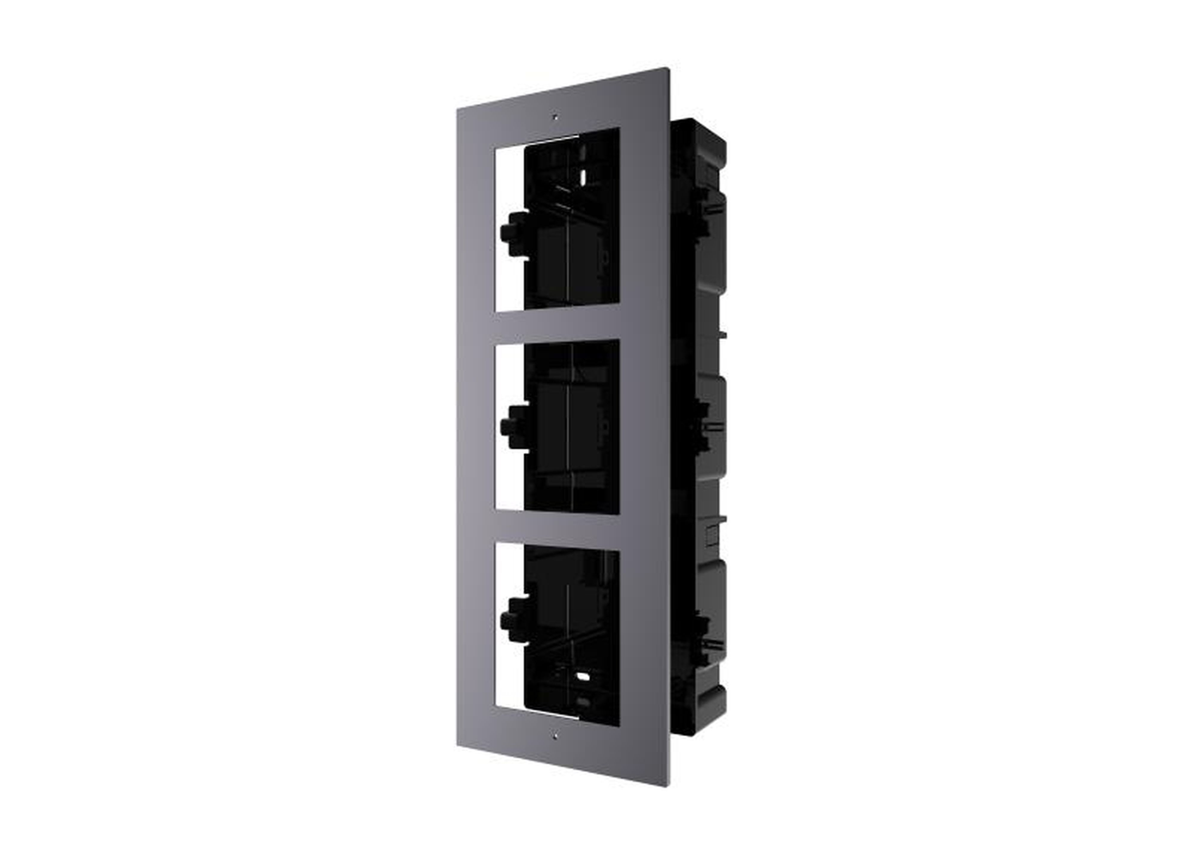 Hikvision - DS-KD-ACF3 Support encastré en plastique pour 3 modules