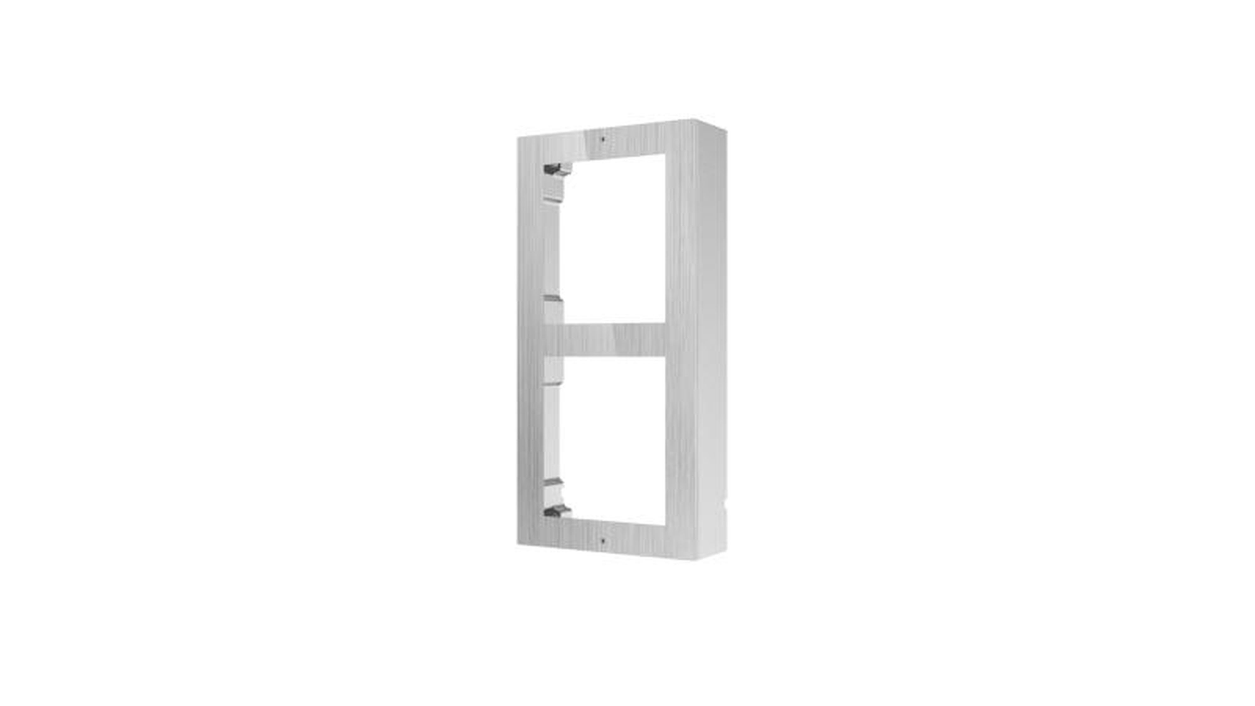 Hikvision - DS-KD-ACW2/S Cadre saille 2 modules, acier inoxydable