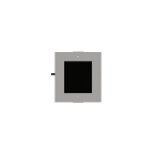Hikvision - DS-KD-ACF1/S Support encastré en acier inoxydable et plastique pour 1 module