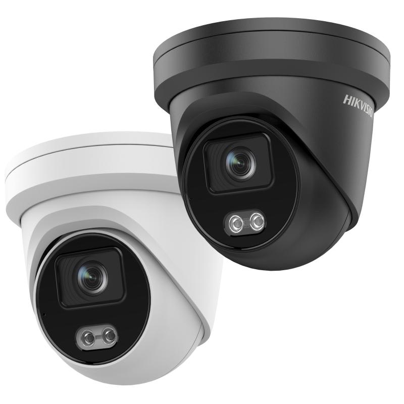 Hikvision - DS-2CD2347G2-L Camera IP Turret,ColorVu,4MP25,focal 2.8mm,130dB,IP67