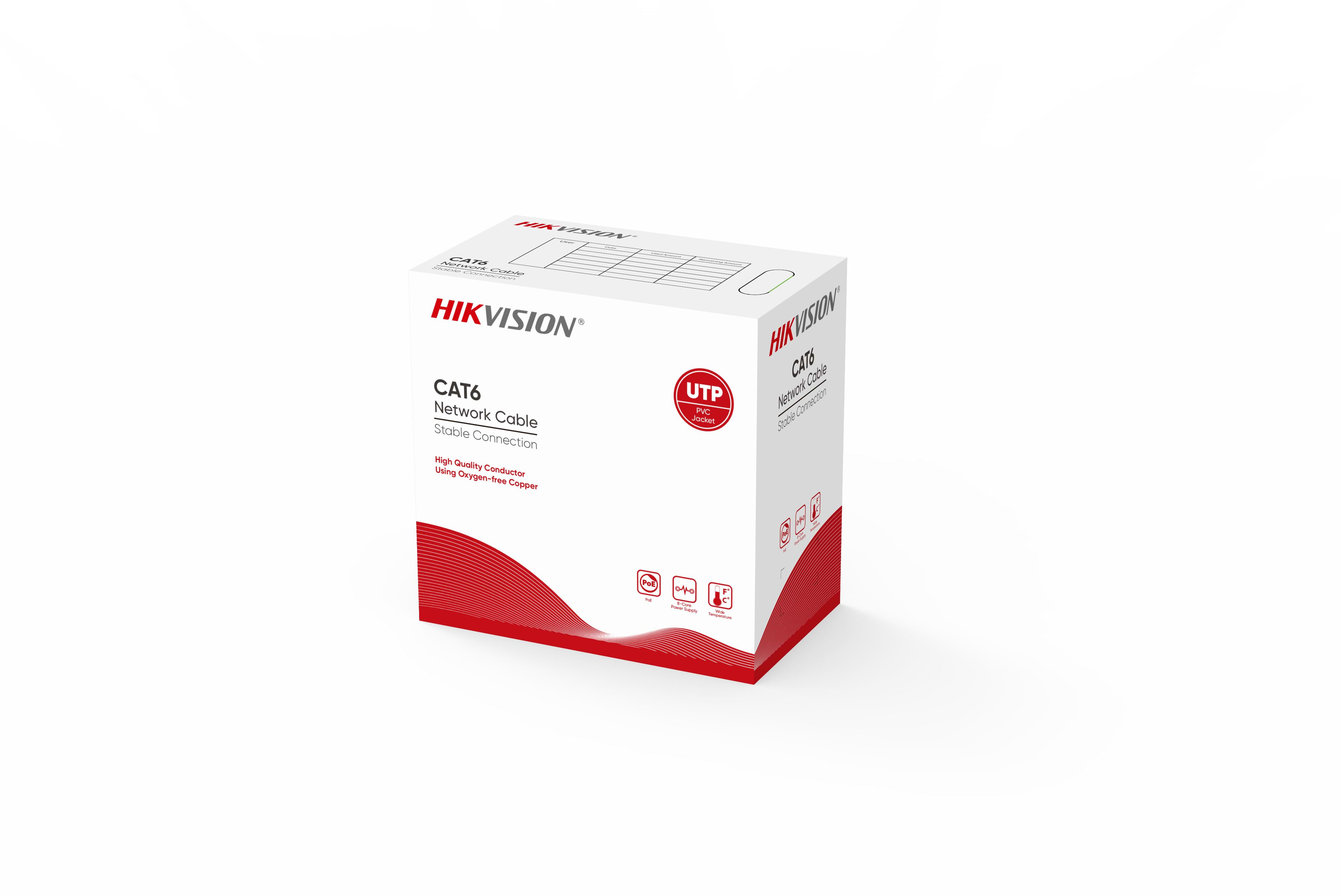 Hikvision - DS-1LN6-UU Câble CAT.6 305m