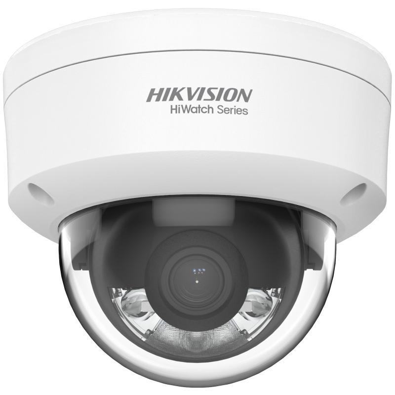 Hikvision - HWI-D149HA IP Dome 4MP Fix 2.8mm&4mm Whitelight30 IP67 Couleur