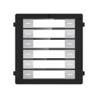 Hikvision - DS-KD-K12/S Module étiquettes, 12 boutons, IP65, rétroéclairage