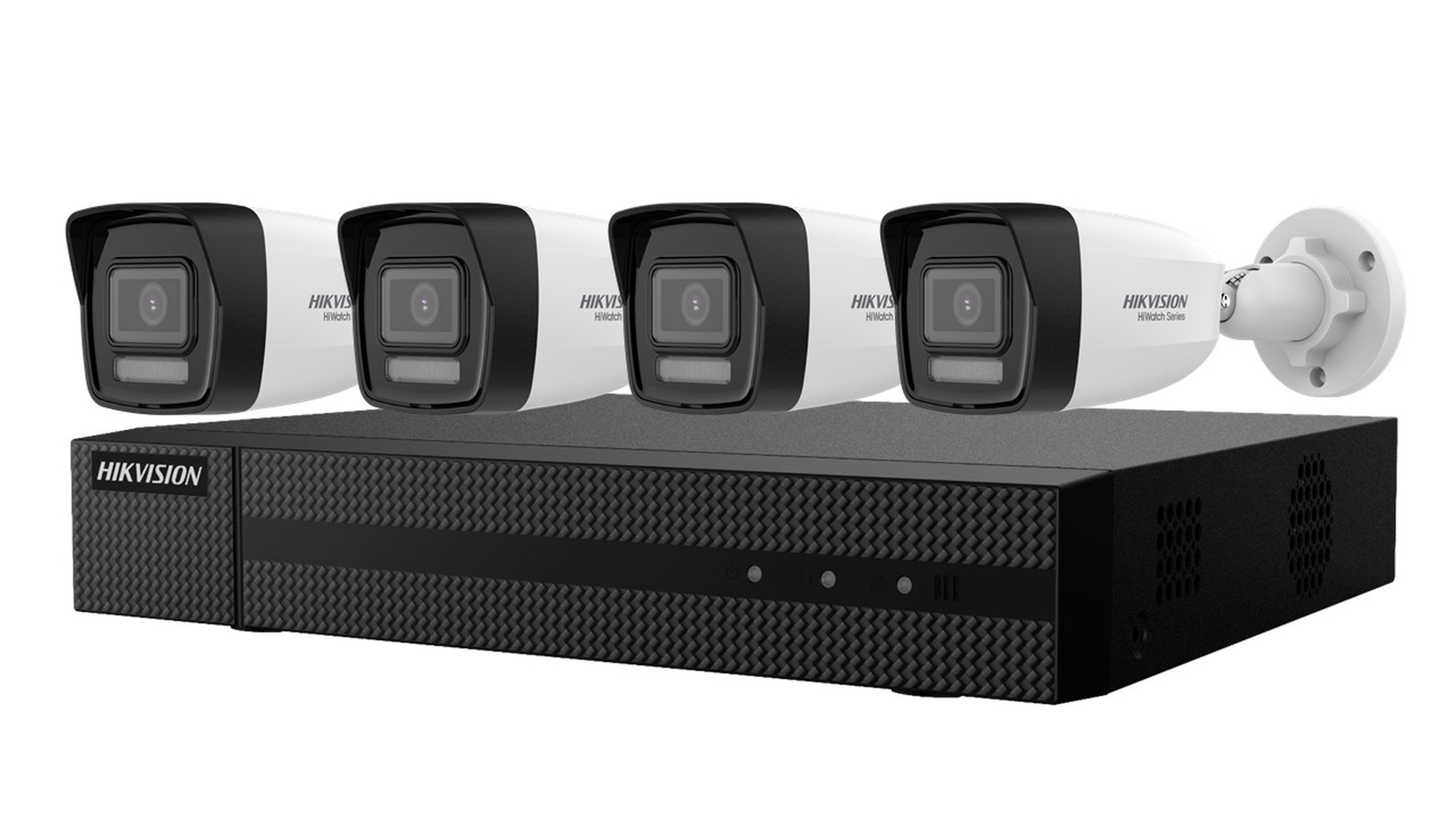 Hikvision - DS-J142I/FRA/HWK-440B-8P KIT POE 4MP avec 4 caméra bullets, NVR 8 voies HDD 2To