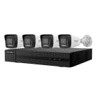 Hikvision - DS-J142I/FRA/HWK-480B-8P KIT POE 8MP avec 4 caméra bullets, NVR 8 voies HDD 2To