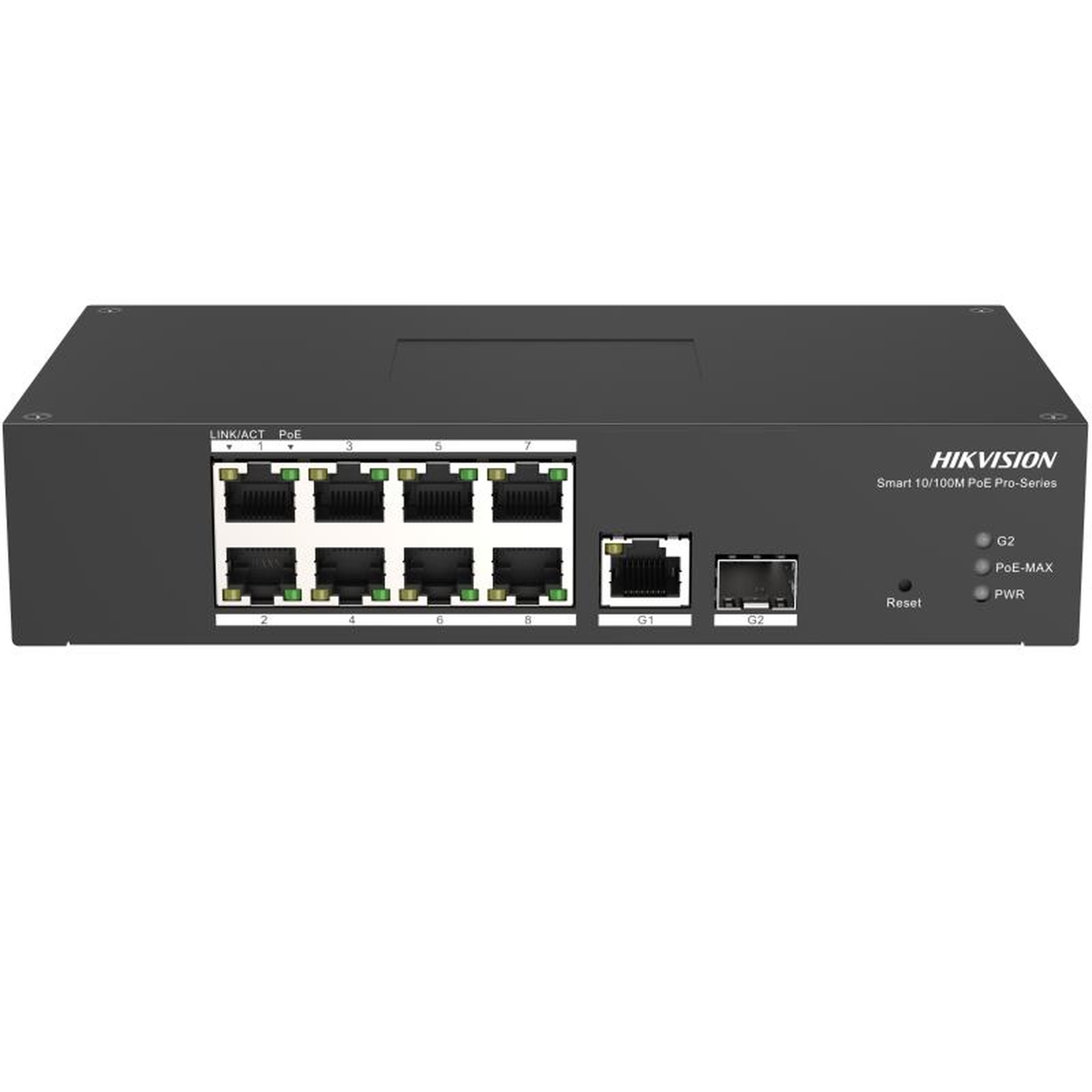 Hikvision - DS-3T1310P-SI/HS Switch Manageable Industriel 8 ports POE +1*RJ45 +1*SFP
