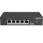Hikvision - DS-3T1306P-SI/HS Switch Manageable Industriel 4 ports POE+1*RJ45 +1*SFP