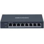 Hikvision - DS-3E0508P-O Switch 8 ports RJ45 1000 M, 4 port POE 60W, Plug & Play, métal