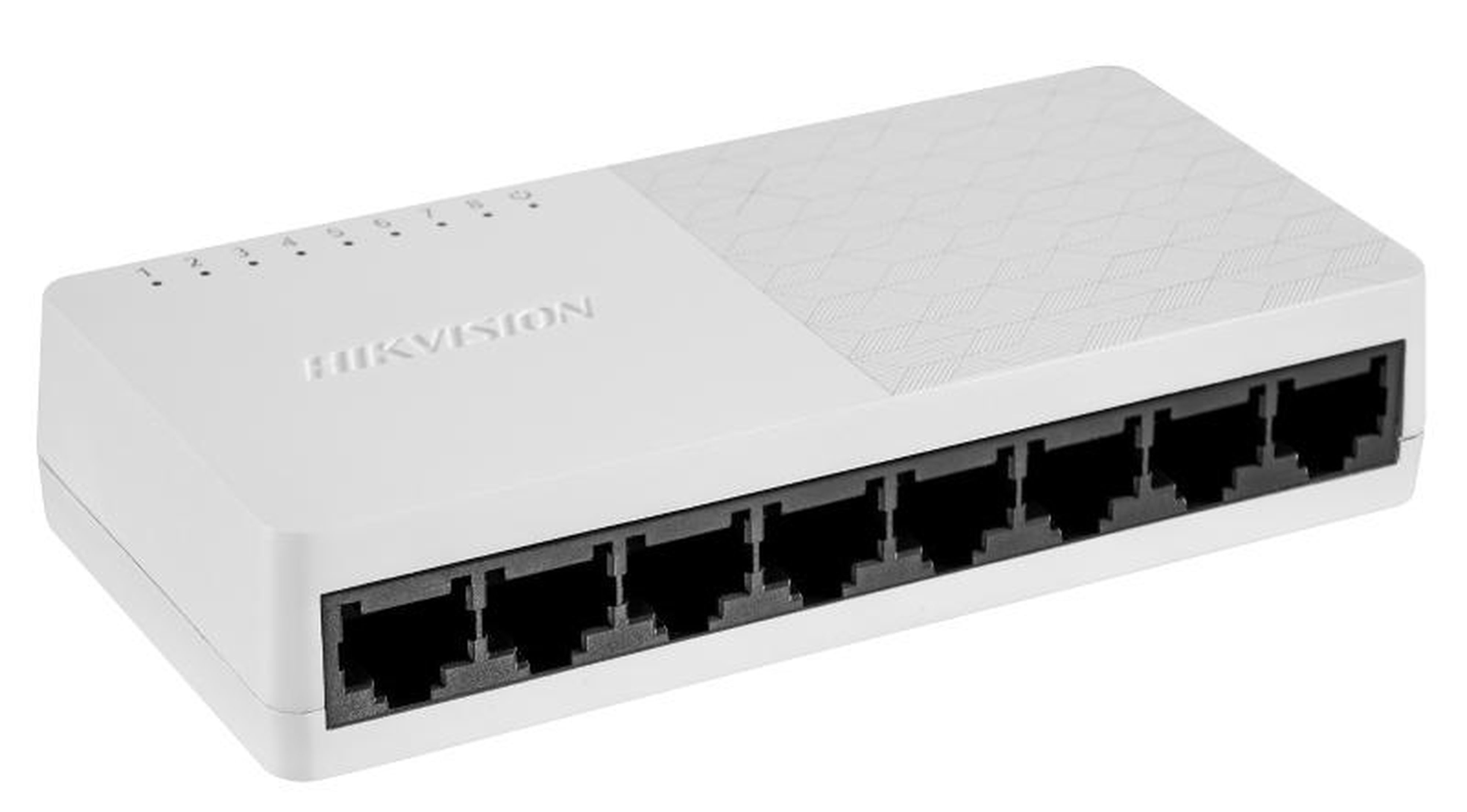Hikvision - DS-3E0508D-O Switch, 8 ports RJ45 1000 M, Plug & Play, non manageable, bureau