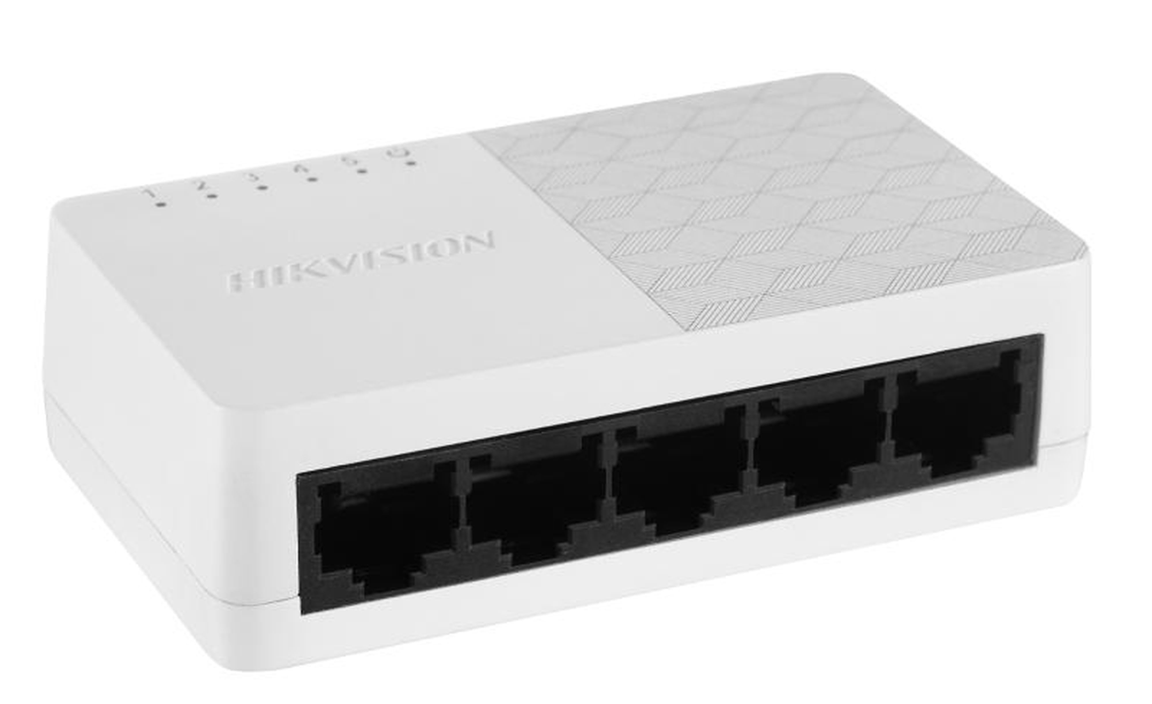 Hikvision - DS-3E0105D-O Switch, 5 ports RJ45 10/100 M, Plug & Play, non manageable, bureau