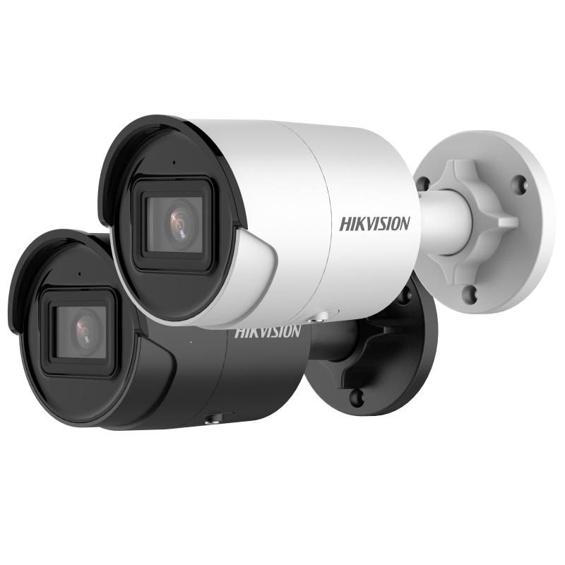 Hikvision - DS-2CD2046G2-IU Caméra Bullet 4MP Acusense Darkfighter, WDR, micro, IP67