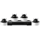 Hikvision - DS-J142I/NK844W1H-2T/Fr Kit WiFi de 4 Dômes 4MP, jusqu'à 8 caméras WiFi, HDD 2To