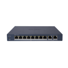 Hikvision - DS-3E1510P-EIV2 Switch POE SMartManaged 8 port , gigabit