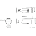 Hikvision - DS-2CD2T86G2H-2I Caméra bullet AcuSense 8MP, longue portée, IP67, noir