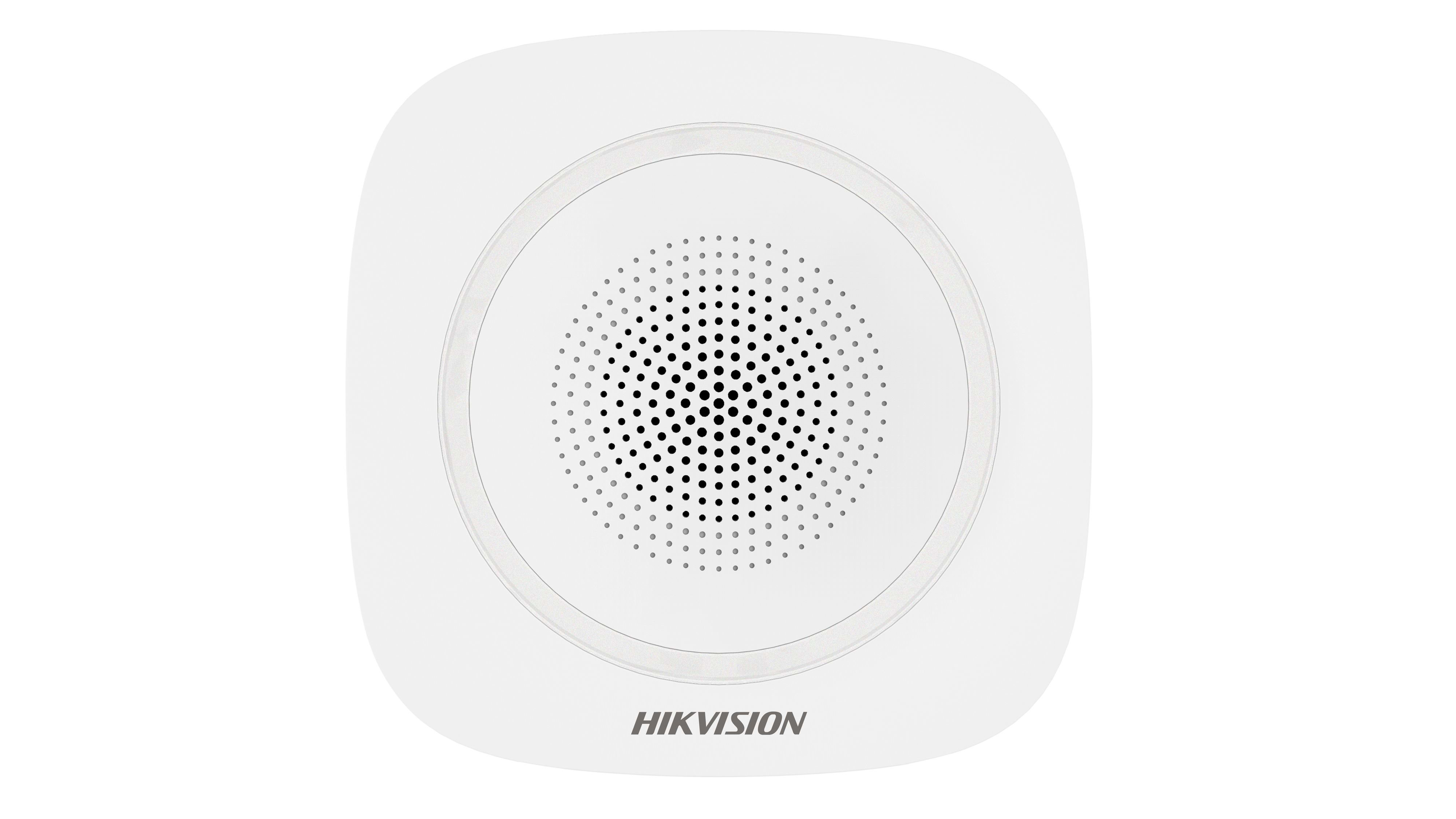 Hikvision - DS-PS1-I-WE(B)/Red  Indoor siren,90110dB,868Mhz, EN