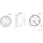 Hikvision - DS-2CD2346G2H-IU Caméra IP turret, AcuSense, 8MP, focal fixe, IP 67