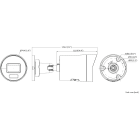 Hikvision - DS-2CD2046G2H-IU Caméra IP bullet, AcuSense, 8MP, focal fixe, IP 67