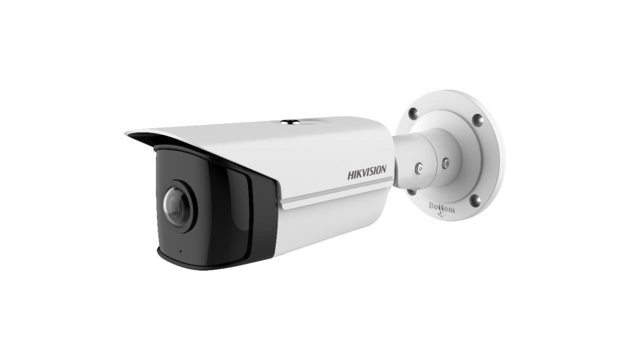 Hikvision - Camera IP bullet,Super wide,4MP,Focal1.68mm,120dB,IP67