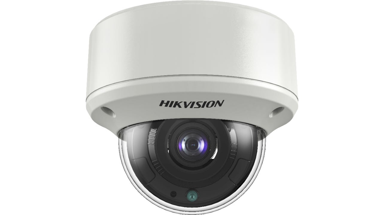 Hikvision - Camera Dome Turbo HD TVI, 5MP Motorisee