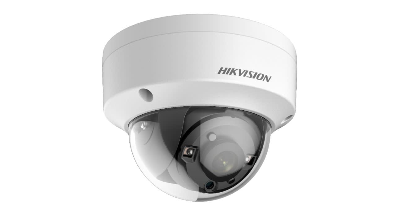 Hikvision - Camera Dome Turbo HD TVI,2.8mm, 5MP