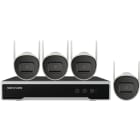 Hikvision - DS-J142I/NK844W0H-2T/Fr Kit WiFi de 4 Bullets 4MP, jusqu'à 8 caméras WiFi, 2To