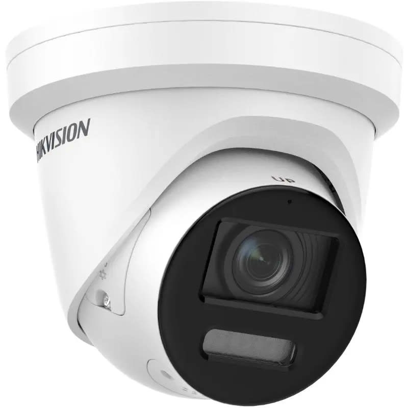 Hikvision - Camera IP Turret 8MP Fix, IP67, WDR 130dB, Whitelight 30m