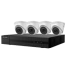 Hikvision - KIT POE 4MP avec 4 IPC-T240H (2.8 mm) NVR 8 voies HDD 1To