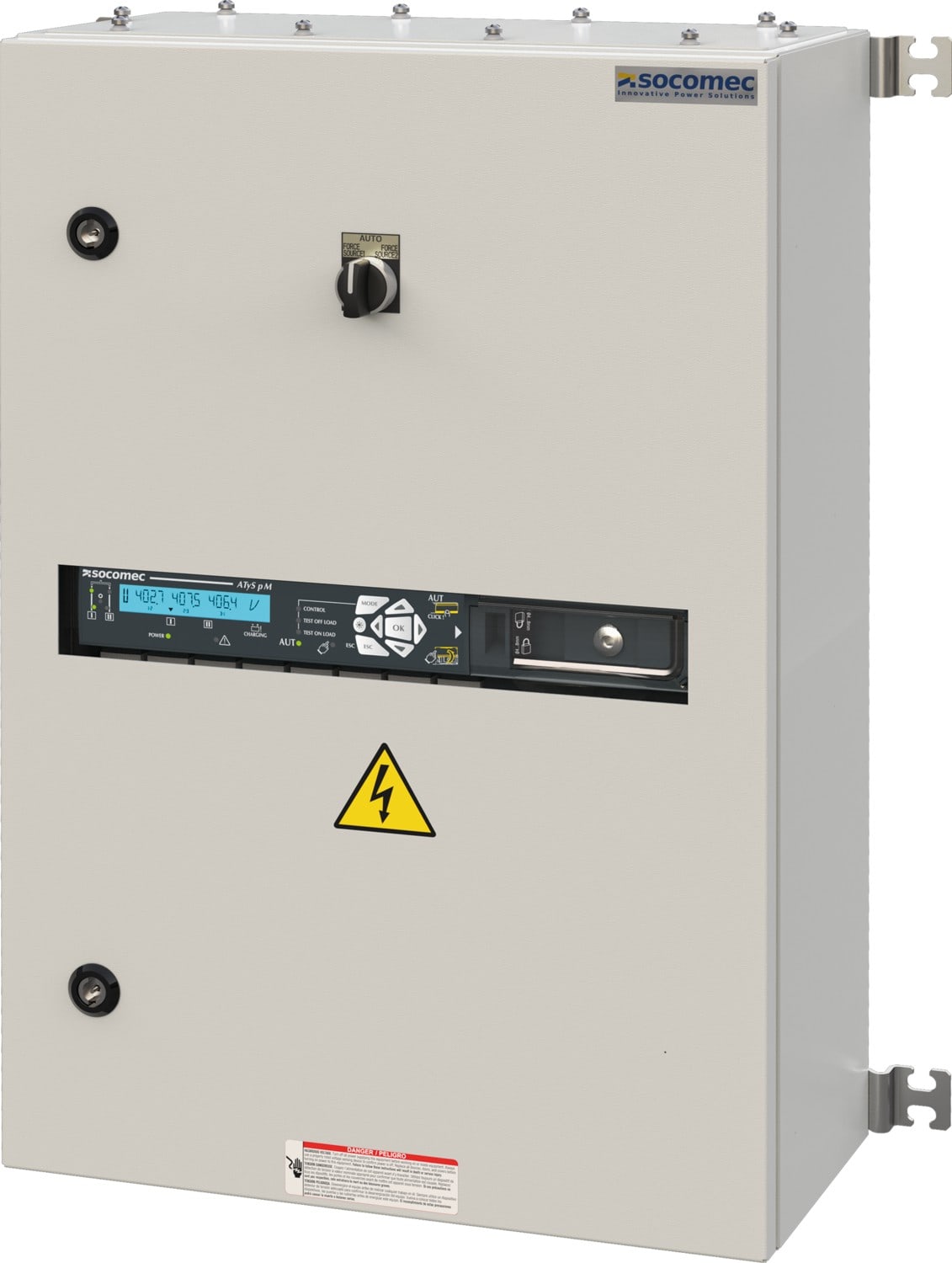 Socomec - Inverseur de sources automatique ATyS p M 3P 125A sous coffret tôle IGH