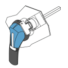 Socomec - Verrouillage par serrure CASTELL K (non comprise) pour type S2/S4
