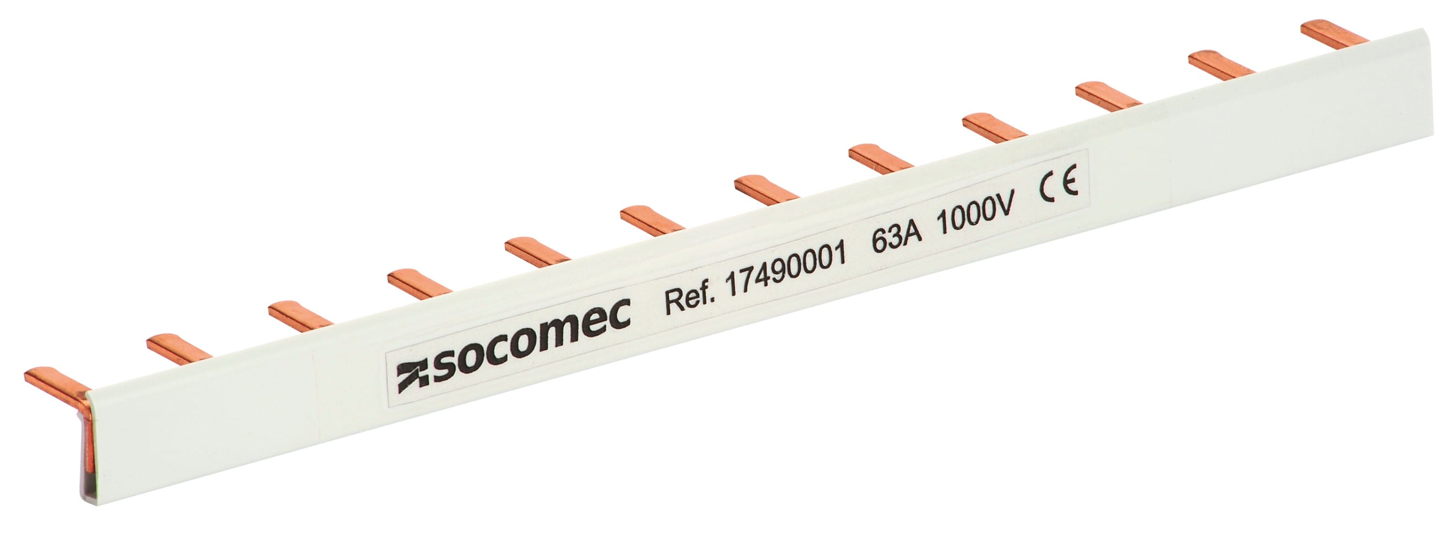 Socomec - Peigne unipolaire avec 12 modules 10mm pour RM/RMS