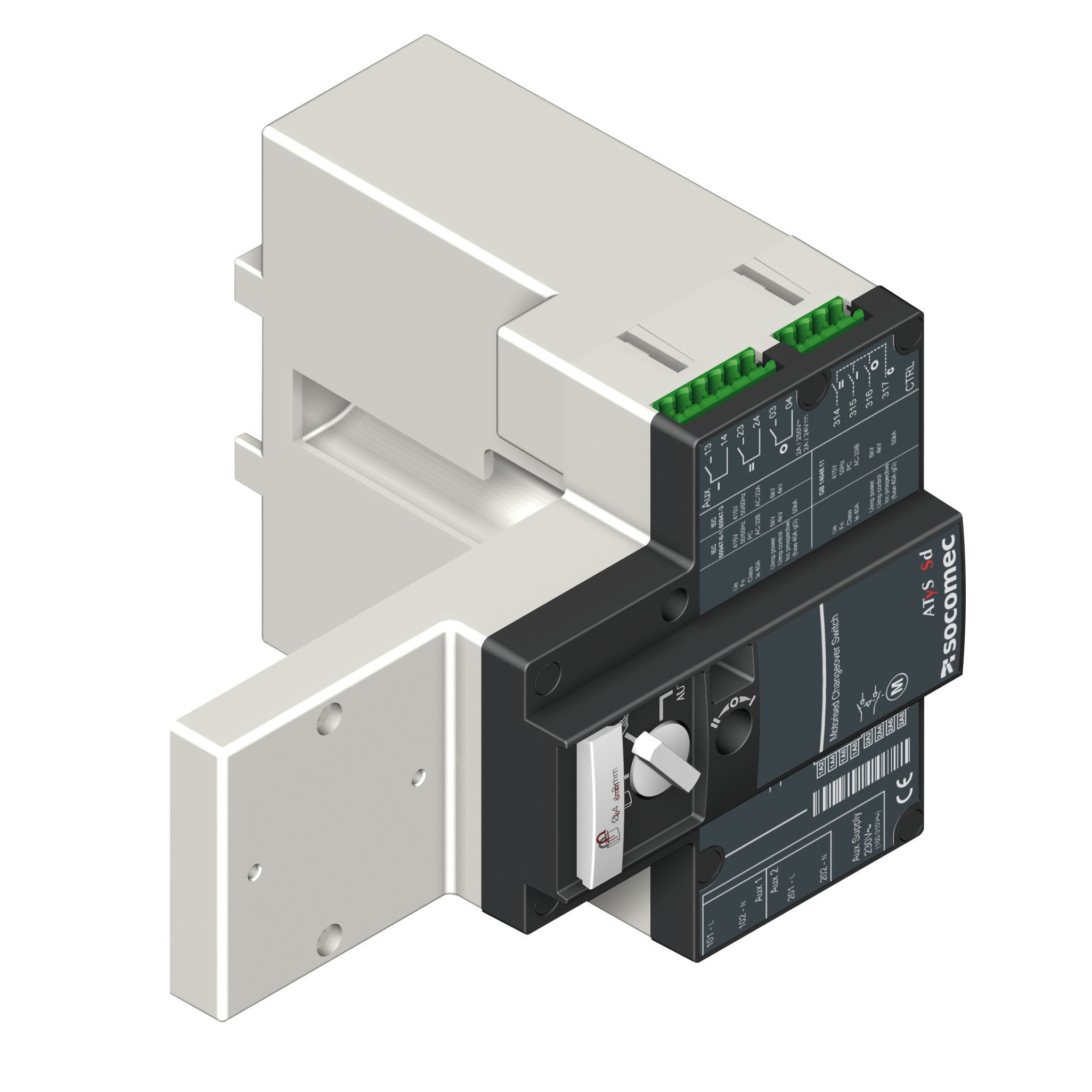 Socomec - Unité de motorisation pour ATyS S 24/48VDC 125A