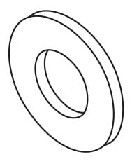 Socomec - Rondelle en acier 6,5x18x1,5