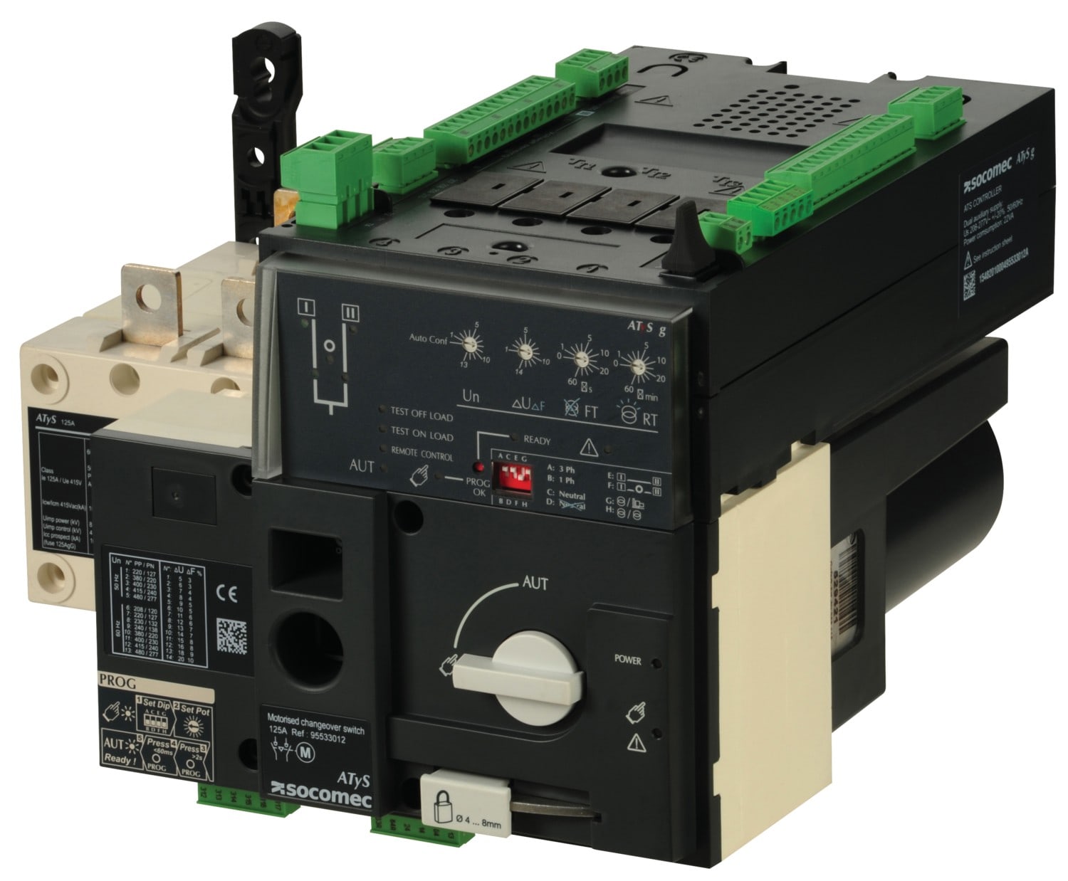 Socomec - Inverseur de sources automatique ATyS g 3P 160A