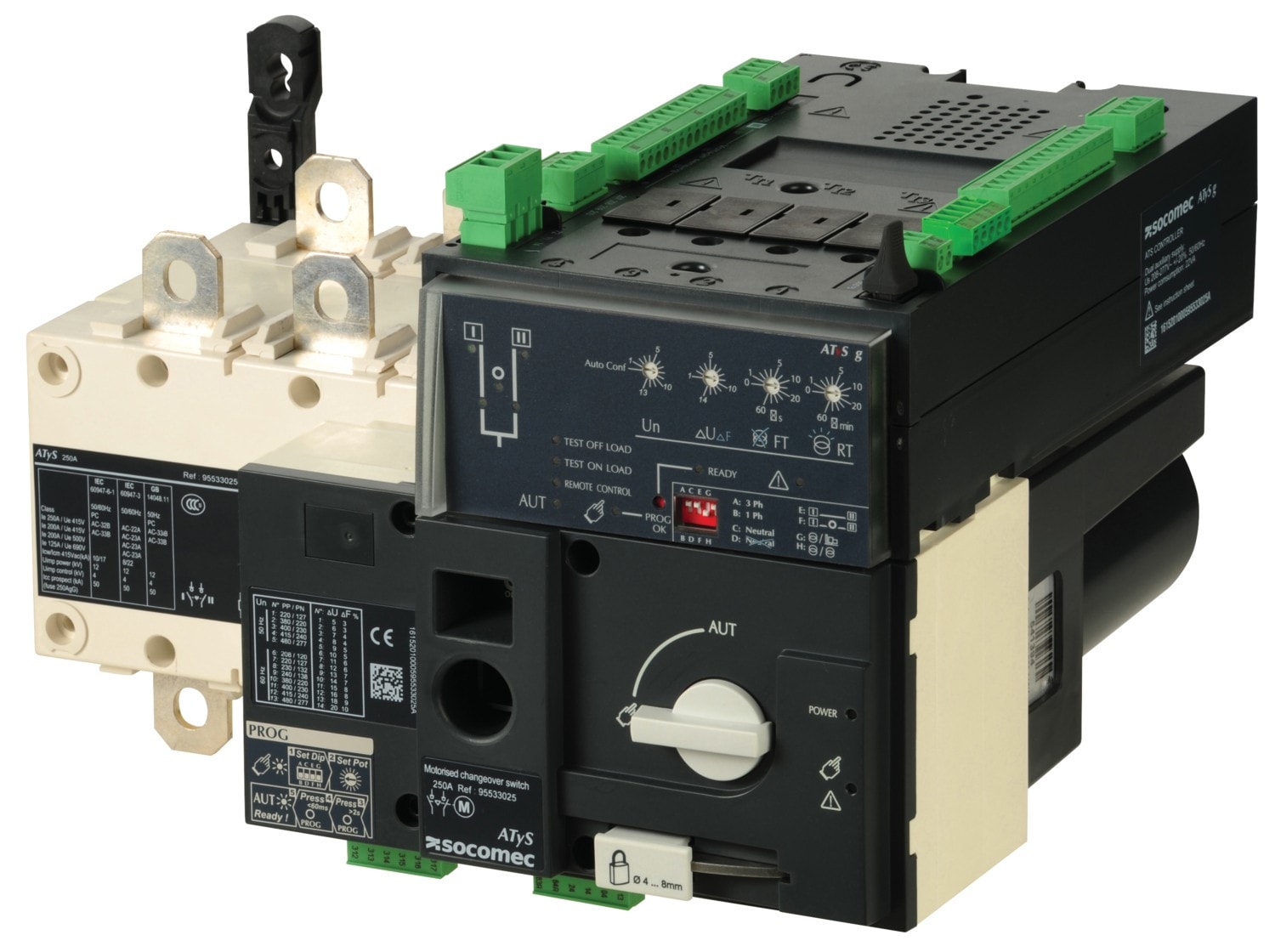 Socomec - Inverseur de sources automatique ATyS g 3P 250A