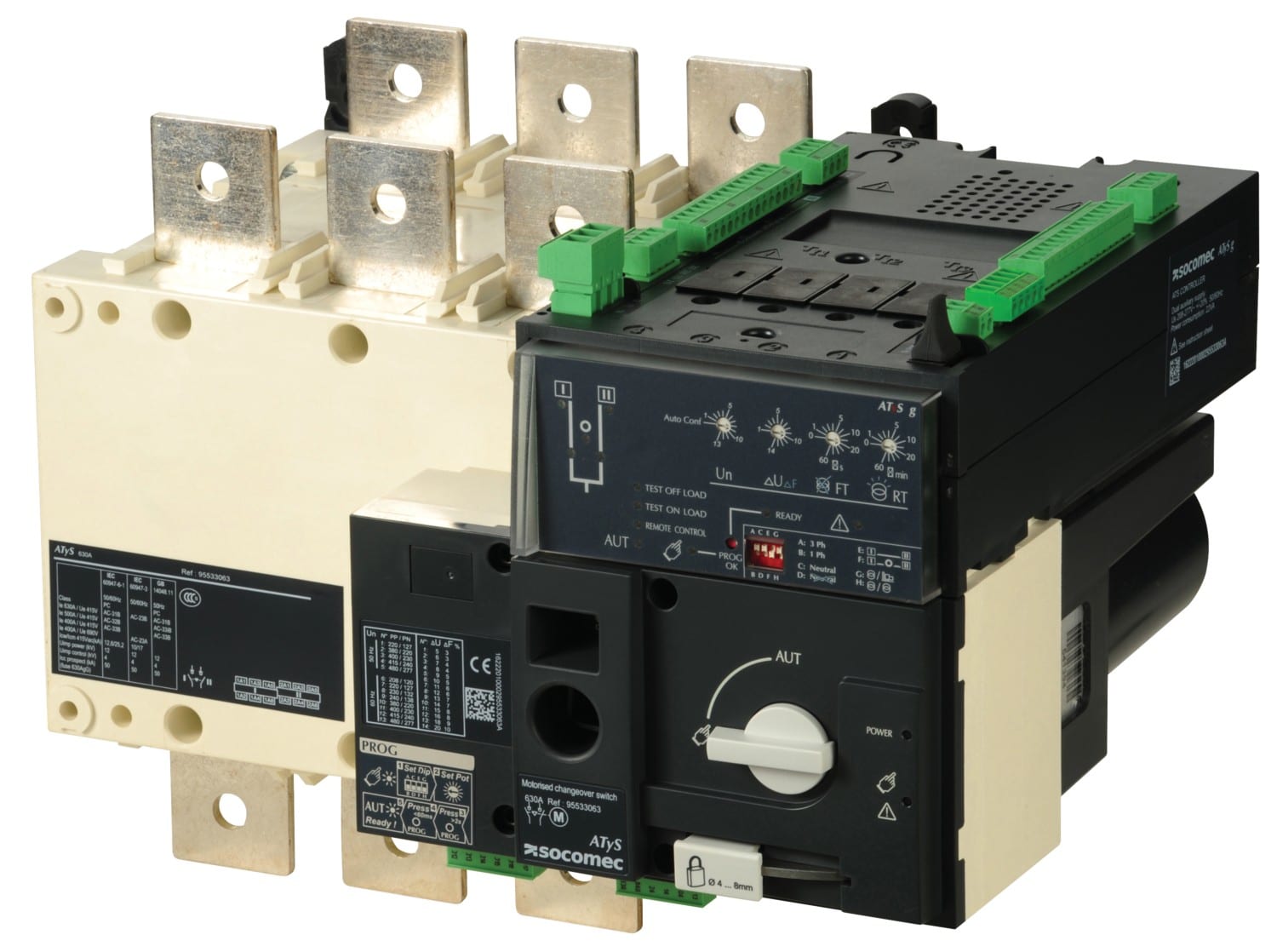 Socomec - Inverseur de sources automatique ATyS g 3P 630A