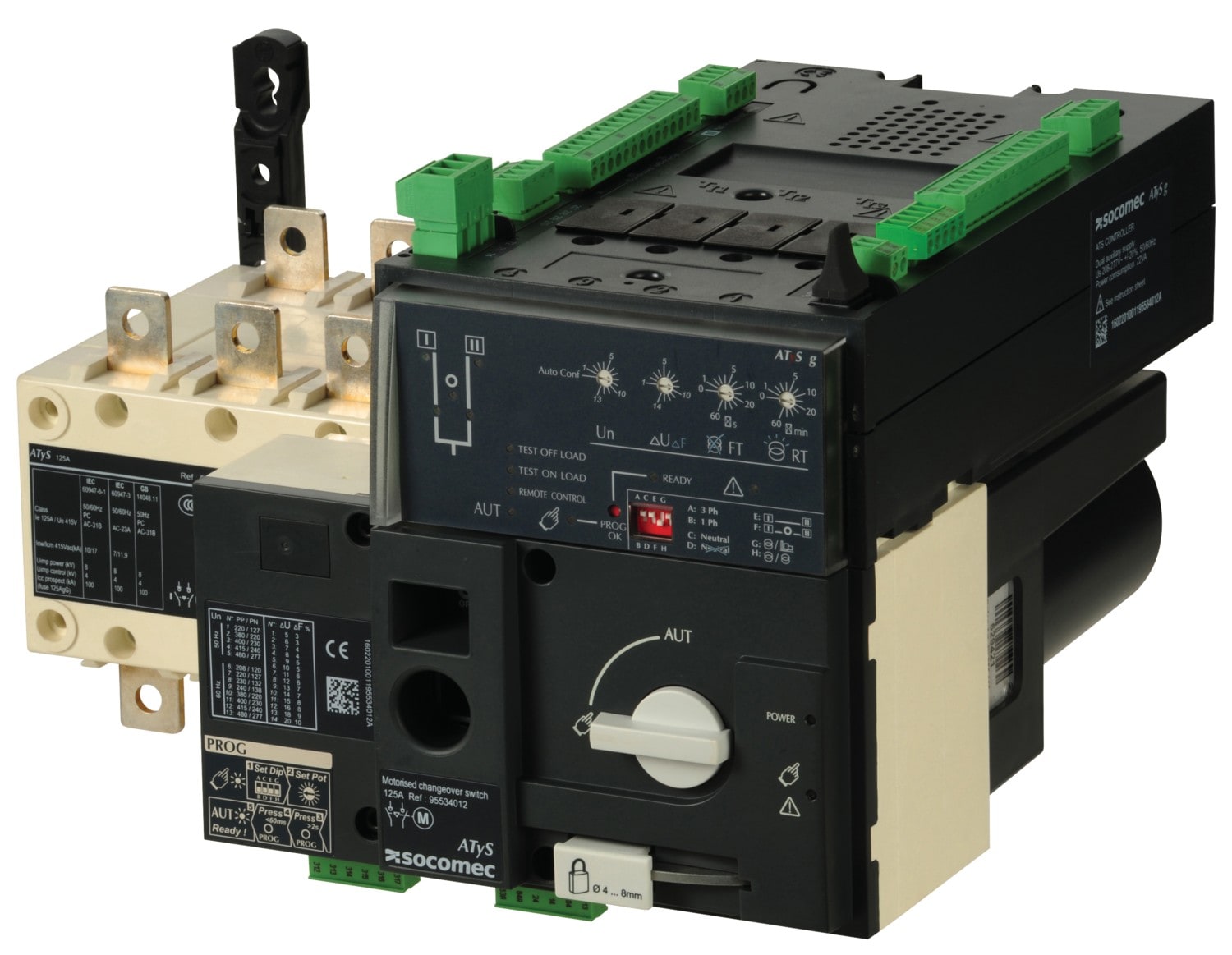 Socomec - Inverseur de sources automatique ATyS g 4P 200A