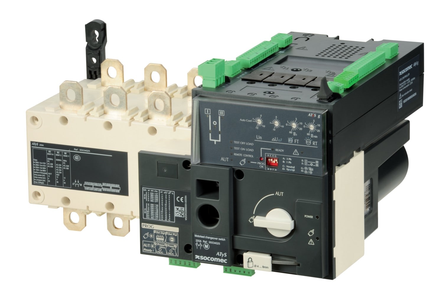 Socomec - Inverseur de sources automatique ATyS g 4P 250A