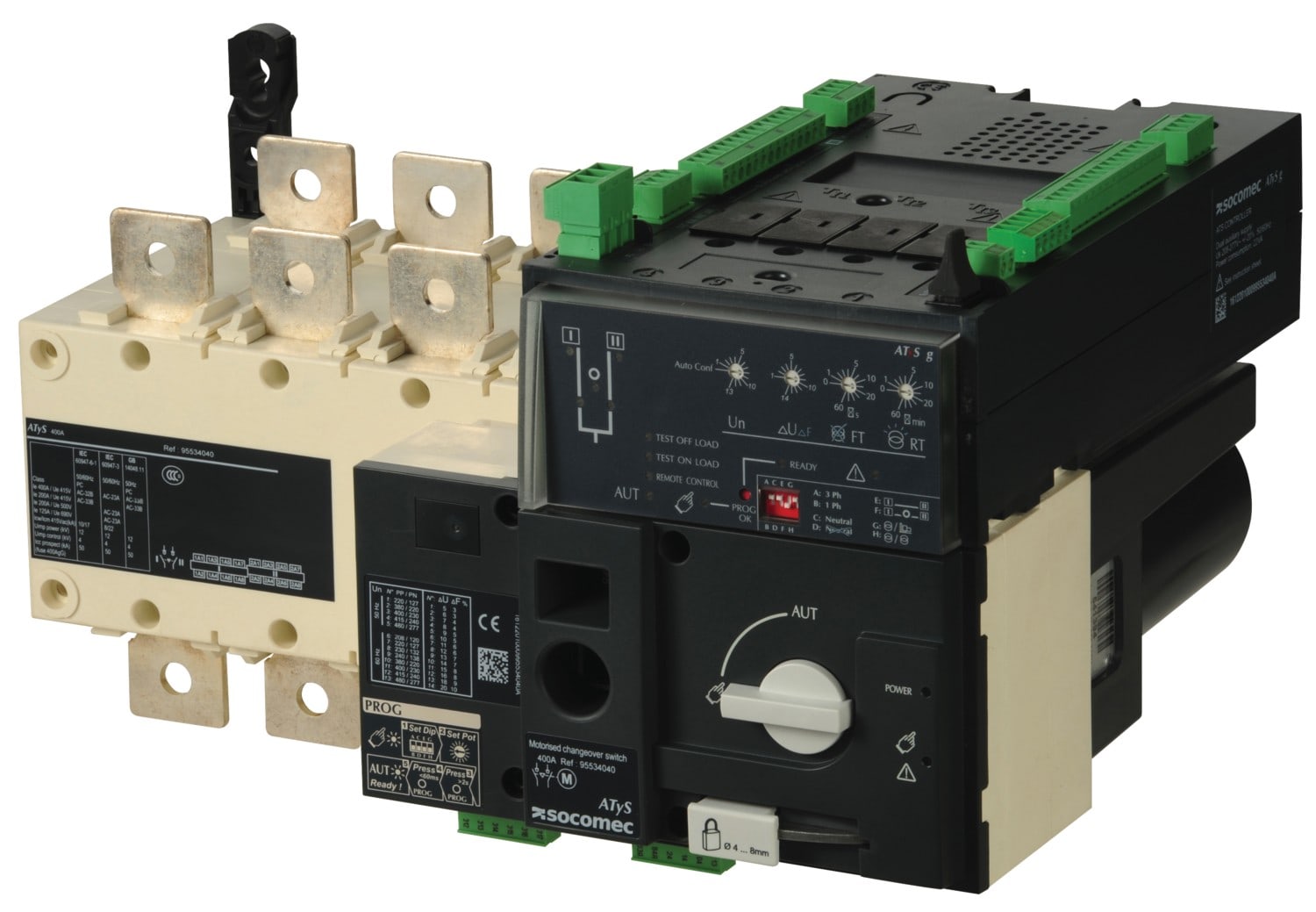 Socomec - Inverseur de sources automatique ATyS g 4P 400A