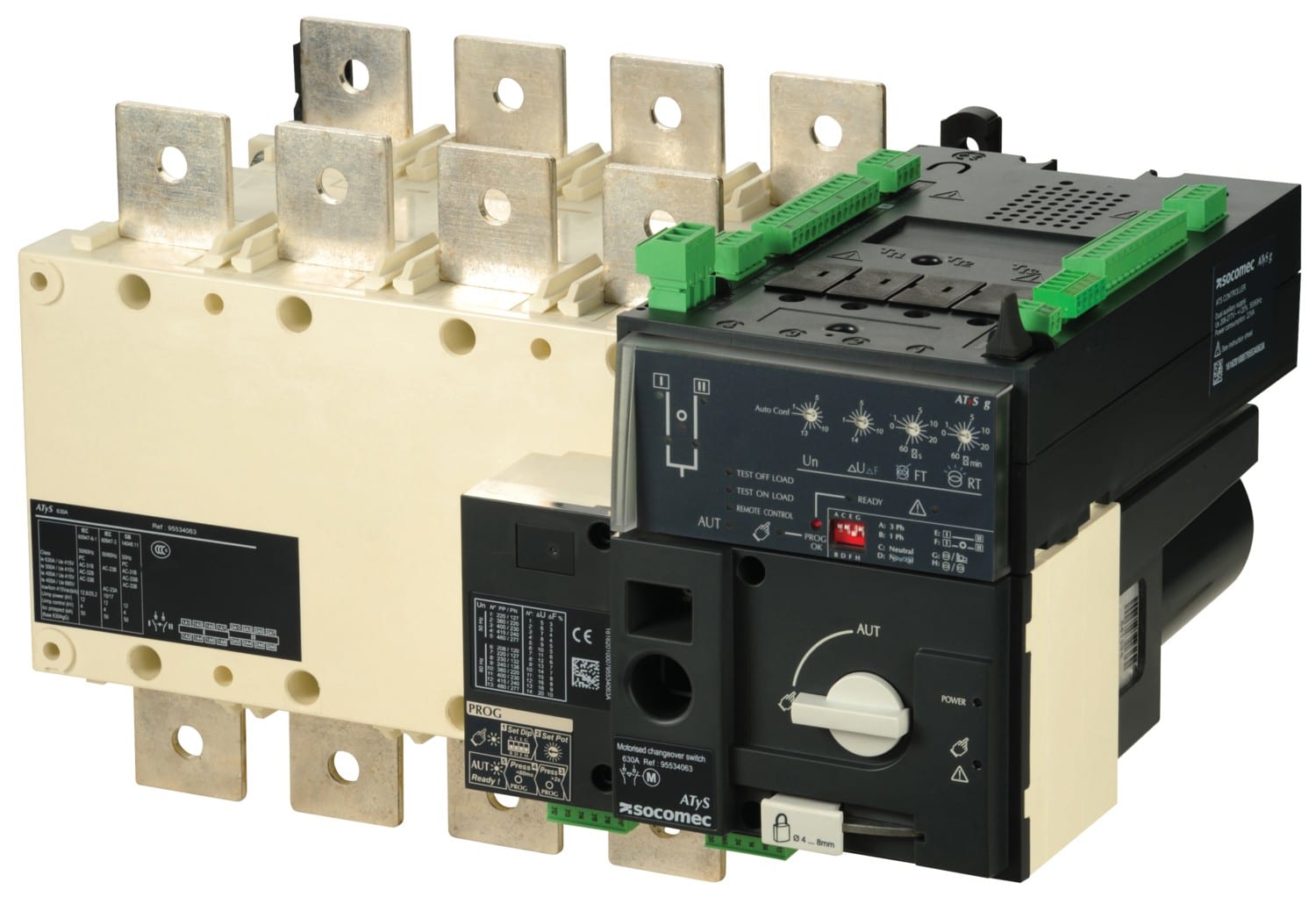 Socomec - Inverseur de sources automatique ATyS g 4P 630A