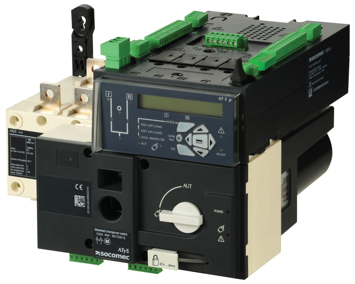 Socomec - Inverseur de sources automatique ATyS p 3P 125A