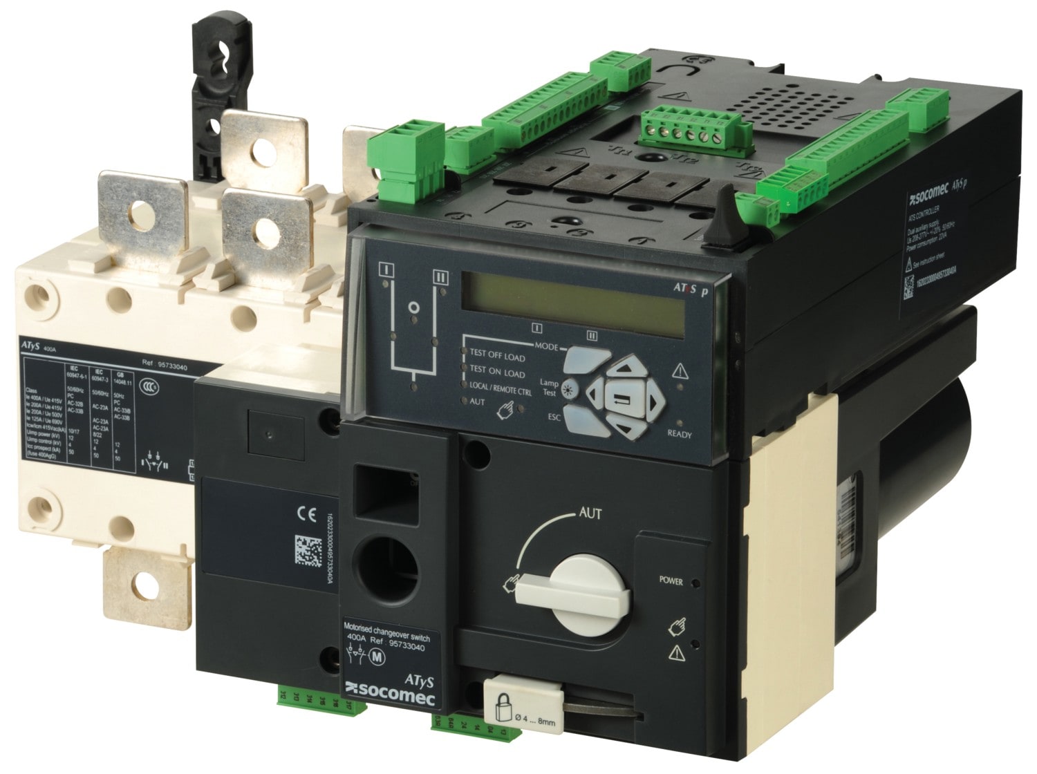 Socomec - Inverseur de sources automatique ATyS p 3P 400A