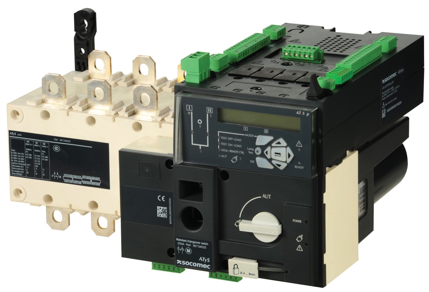 Socomec - Inverseur de sources automatique ATyS p 4P 250A