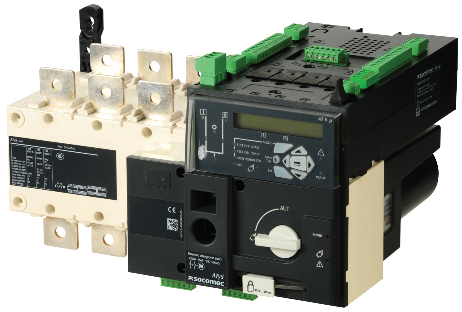 Socomec - Inverseur de sources automatique ATyS p 4P 400A