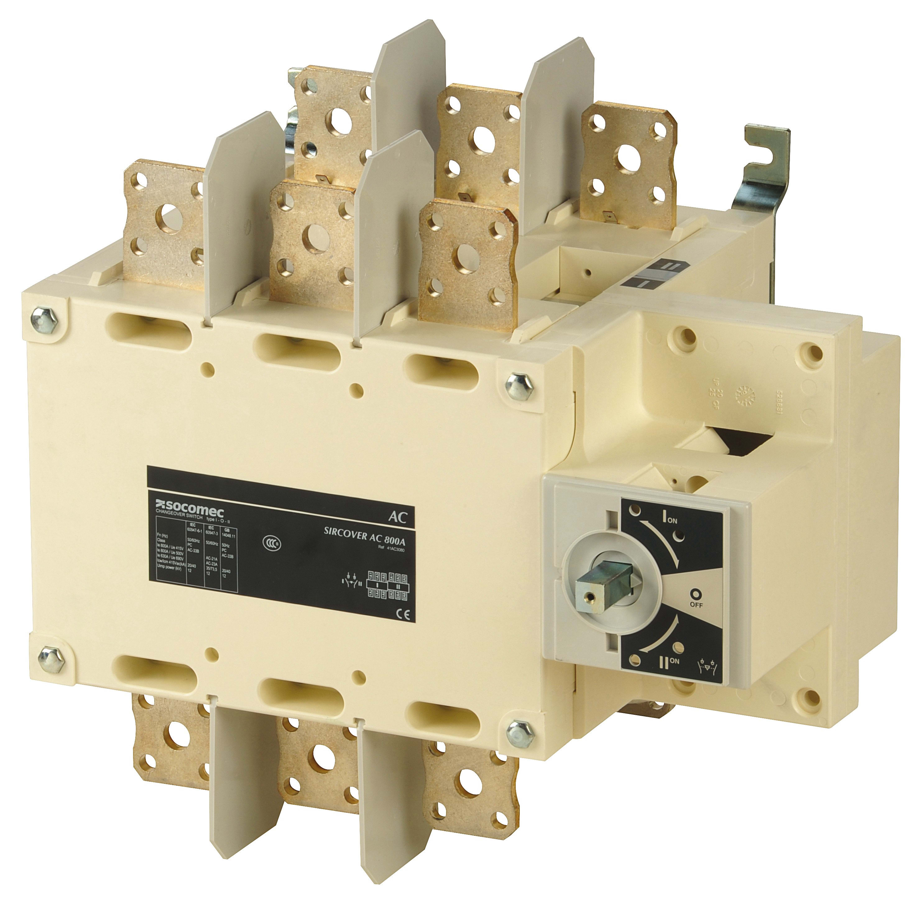Socomec - Inverseur de sources man?uvré à distance ATyS r 3P 800A
