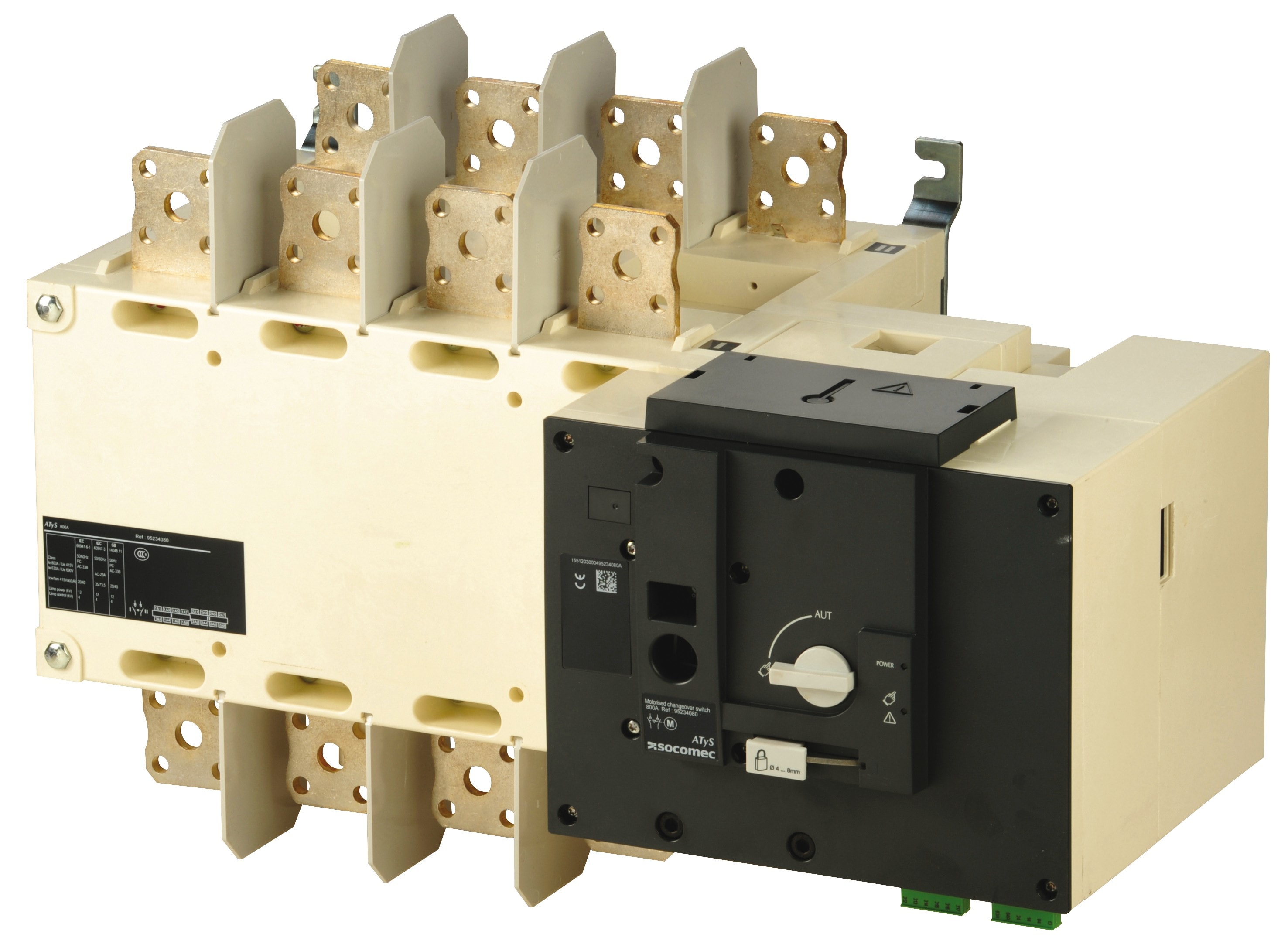 Socomec - Inverseur de sources man?uvré à distance ATyS r 4P 1000A